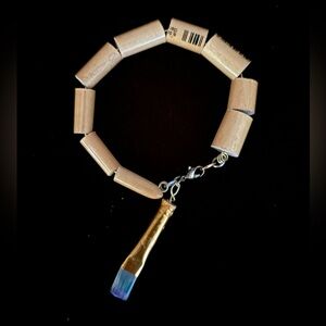 Wearable Art Paintbrush Recycled Reclaimed Bracelet